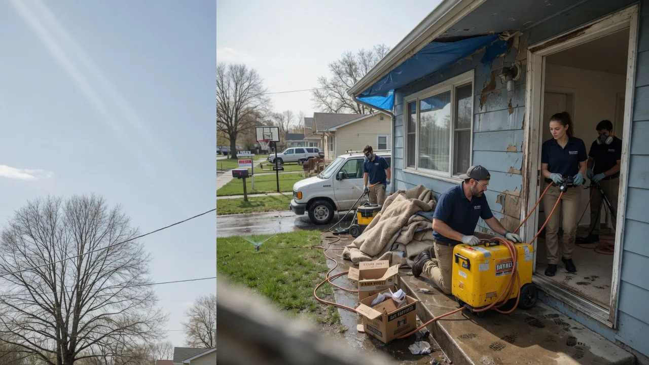Basement Flood Cleanup in New Richmond, WI near me